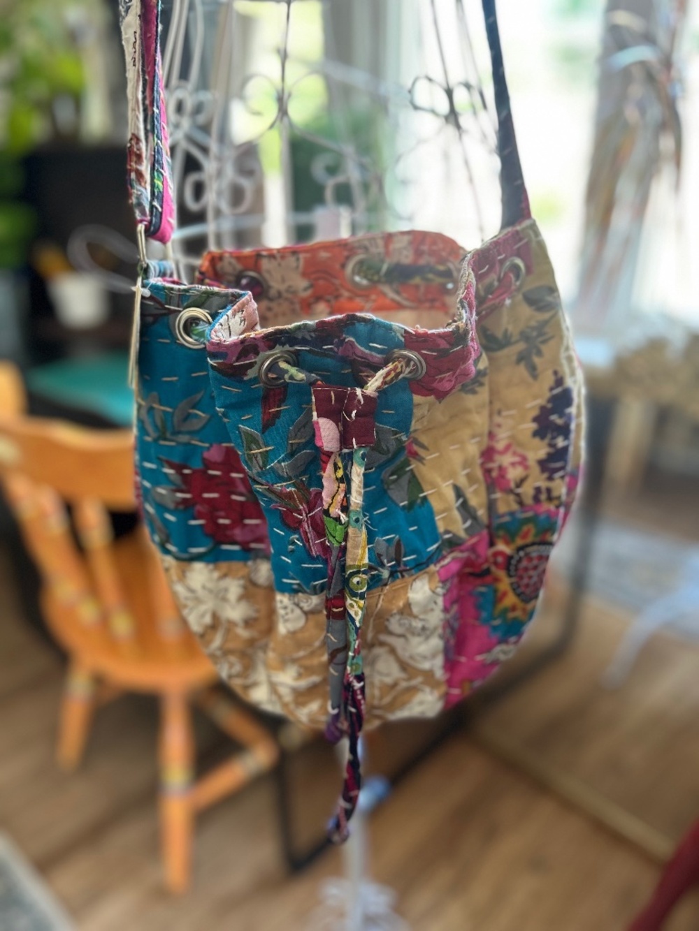 World Market Patchwork boho bag